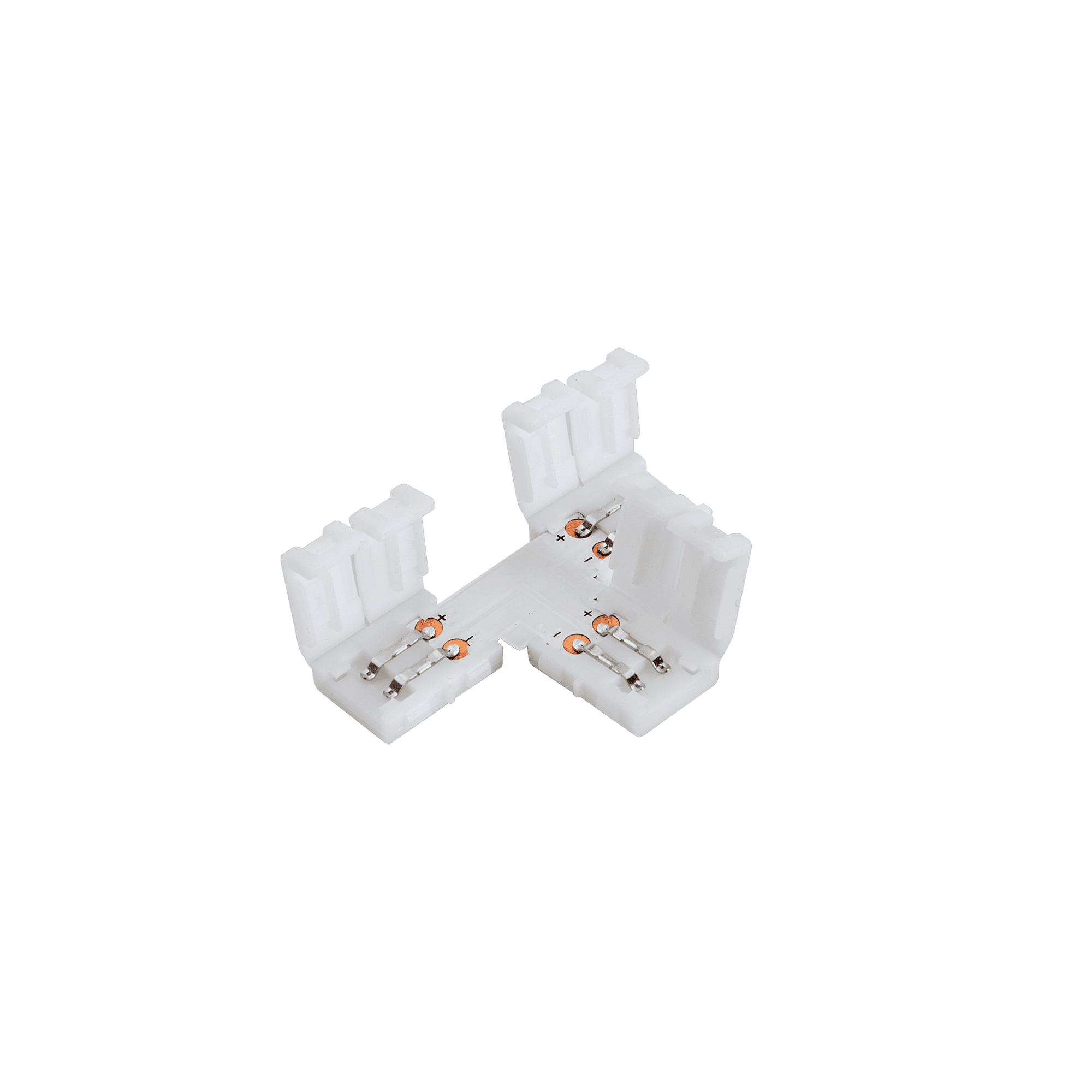 Conector en T 2 Pines para Tira LED 8MM 12V/24V ASLO ASCCT2PFL8